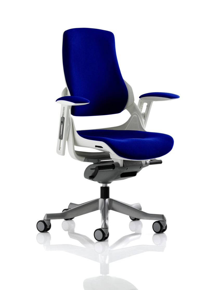 Pure High Back White Shell Executive Office Chair with Arms - Image 52