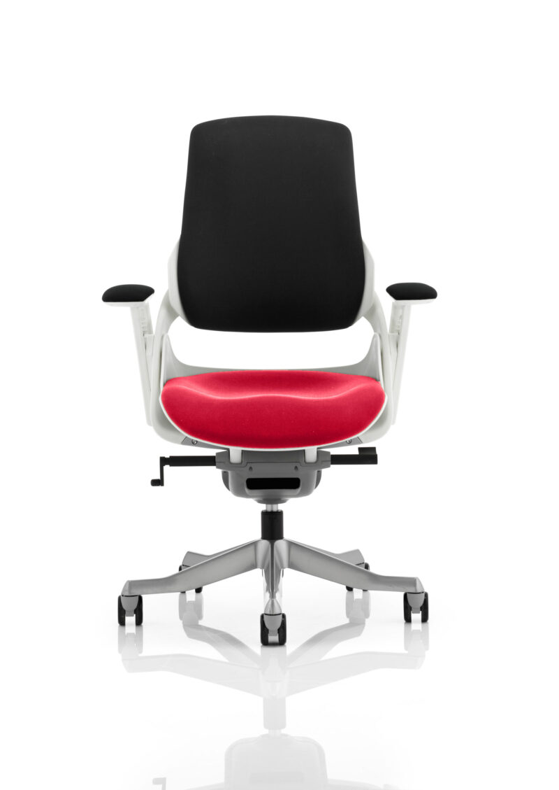 Pure High Back White Shell Executive Office Chair with Arms - Image 58
