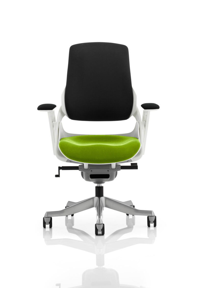 Pure High Back White Shell Executive Office Chair with Arms - Image 59