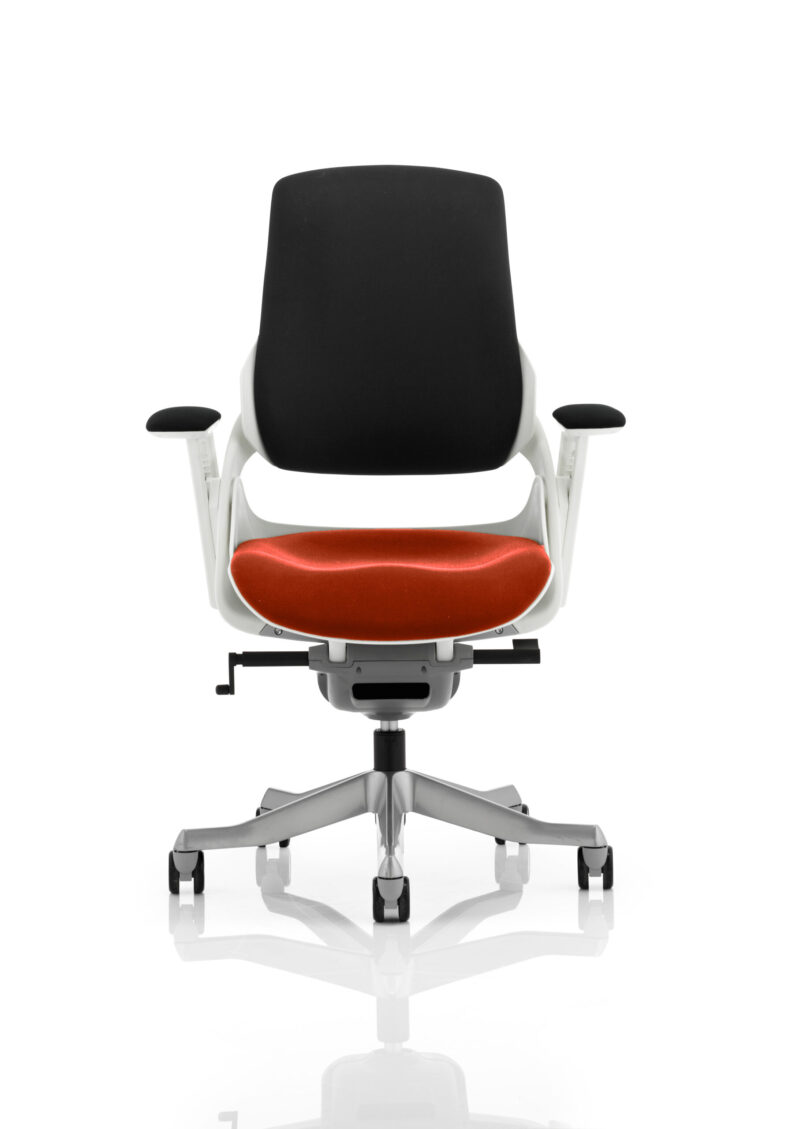 Pure High Back White Shell Executive Office Chair with Arms - Image 62