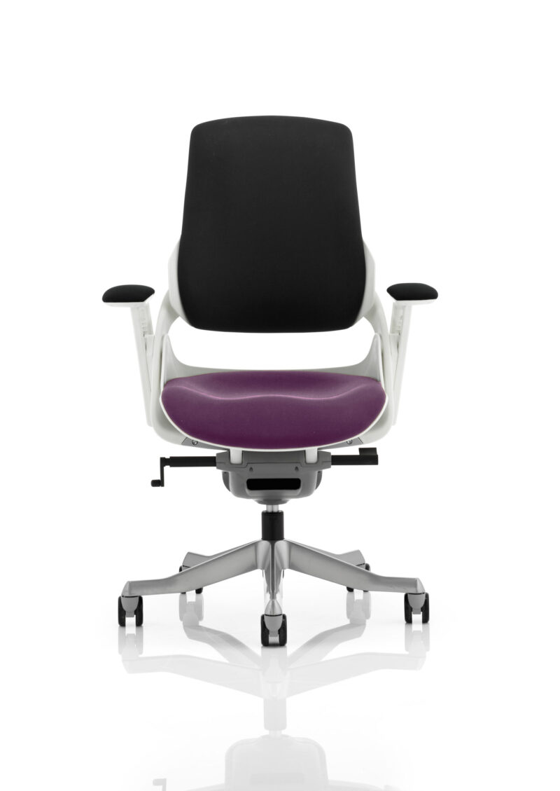 Pure High Back White Shell Executive Office Chair with Arms - Image 66