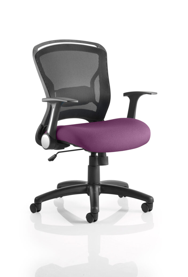 Titan Medium Mesh Back Task Operator Office Chair with Arms - Image 11