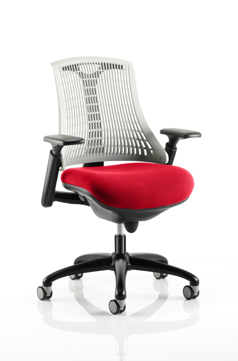 Shift Medium Back Black Frame Task Operator Office Chair with Arms - Image 24
