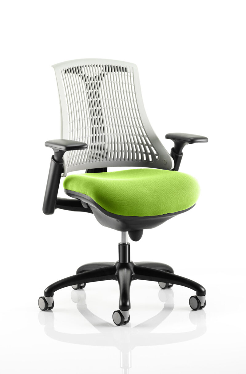 Shift Medium Back Black Frame Task Operator Office Chair with Arms - Image 25