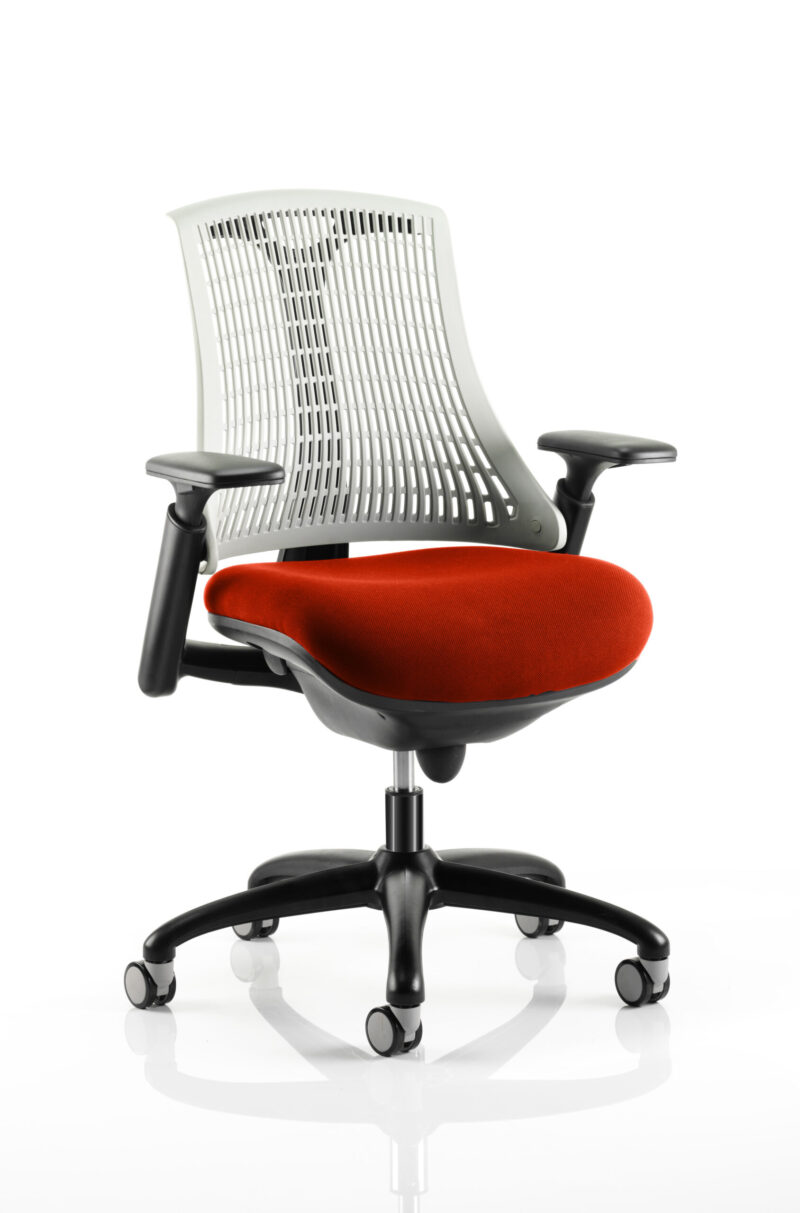 Shift Medium Back Black Frame Task Operator Office Chair with Arms - Image 27