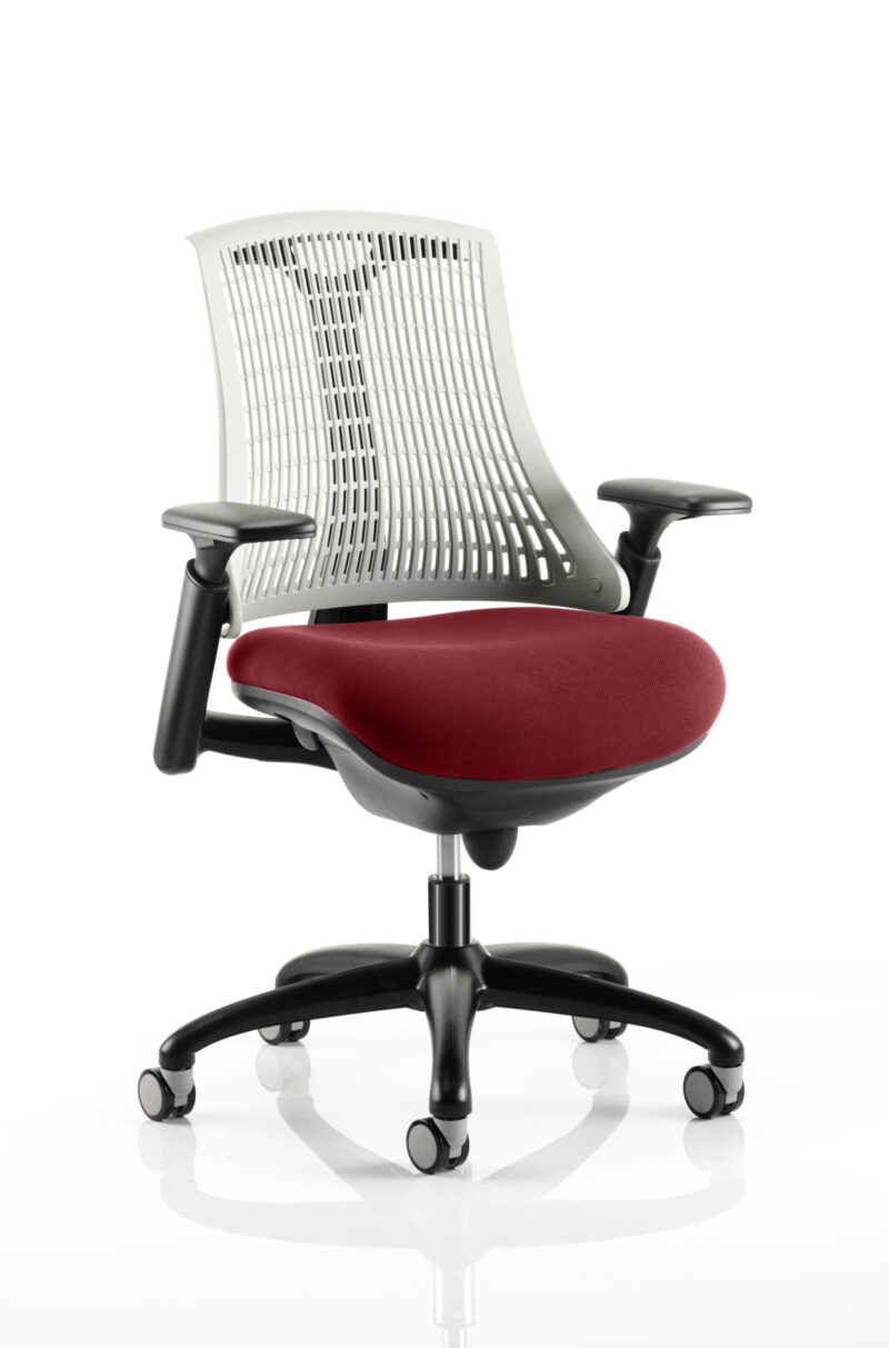 Shift Medium Back Black Frame Task Operator Office Chair with Arms - Image 29