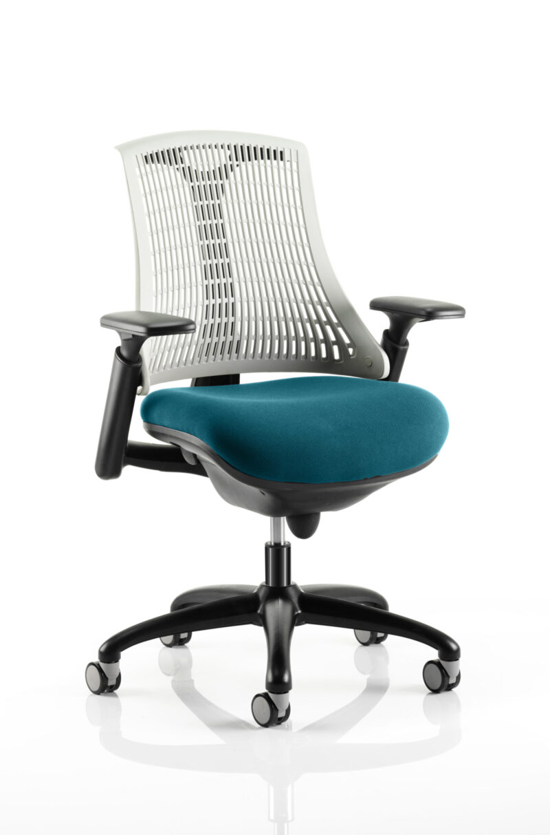 Shift Medium Back Black Frame Task Operator Office Chair with Arms - Image 30