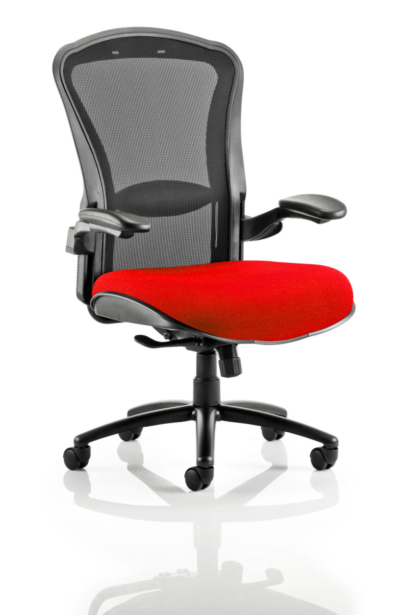 DallasX High Mesh Back Heavy Duty Task Operator Office Chair with Arms - Image 5