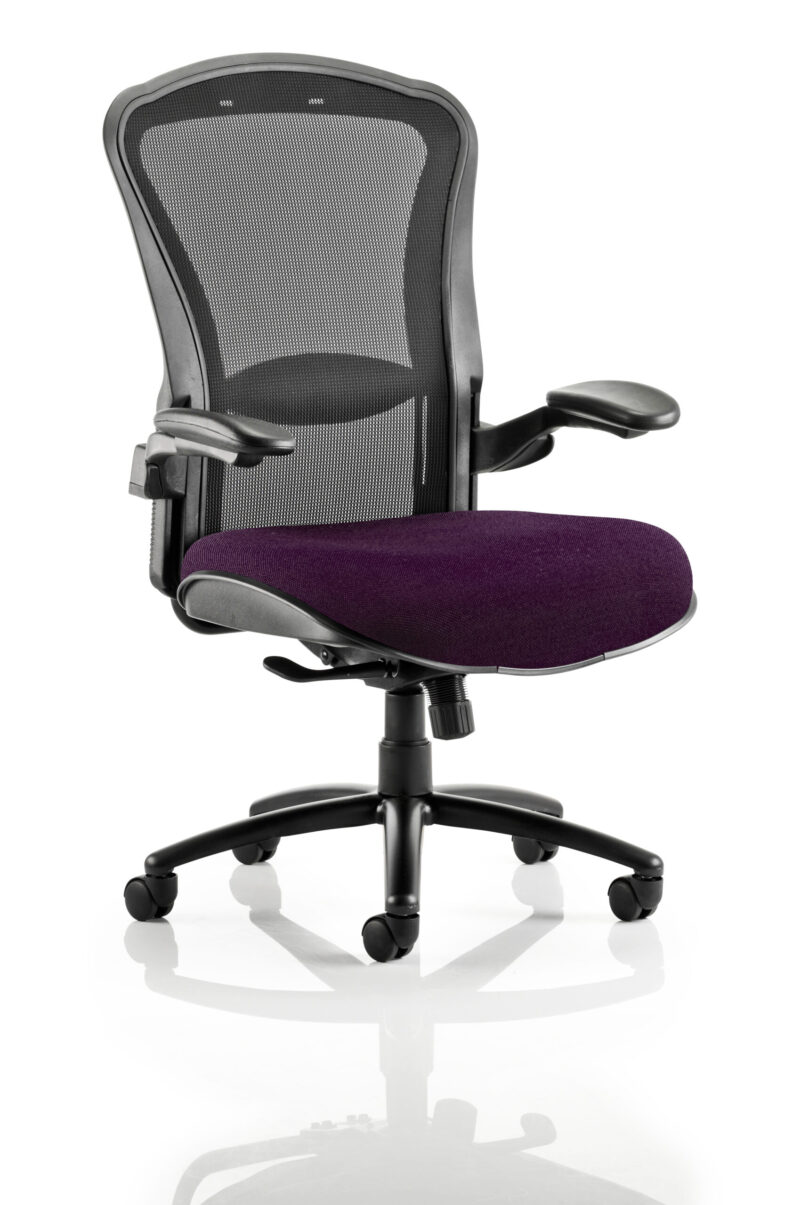 DallasX High Mesh Back Heavy Duty Task Operator Office Chair with Arms - Image 9