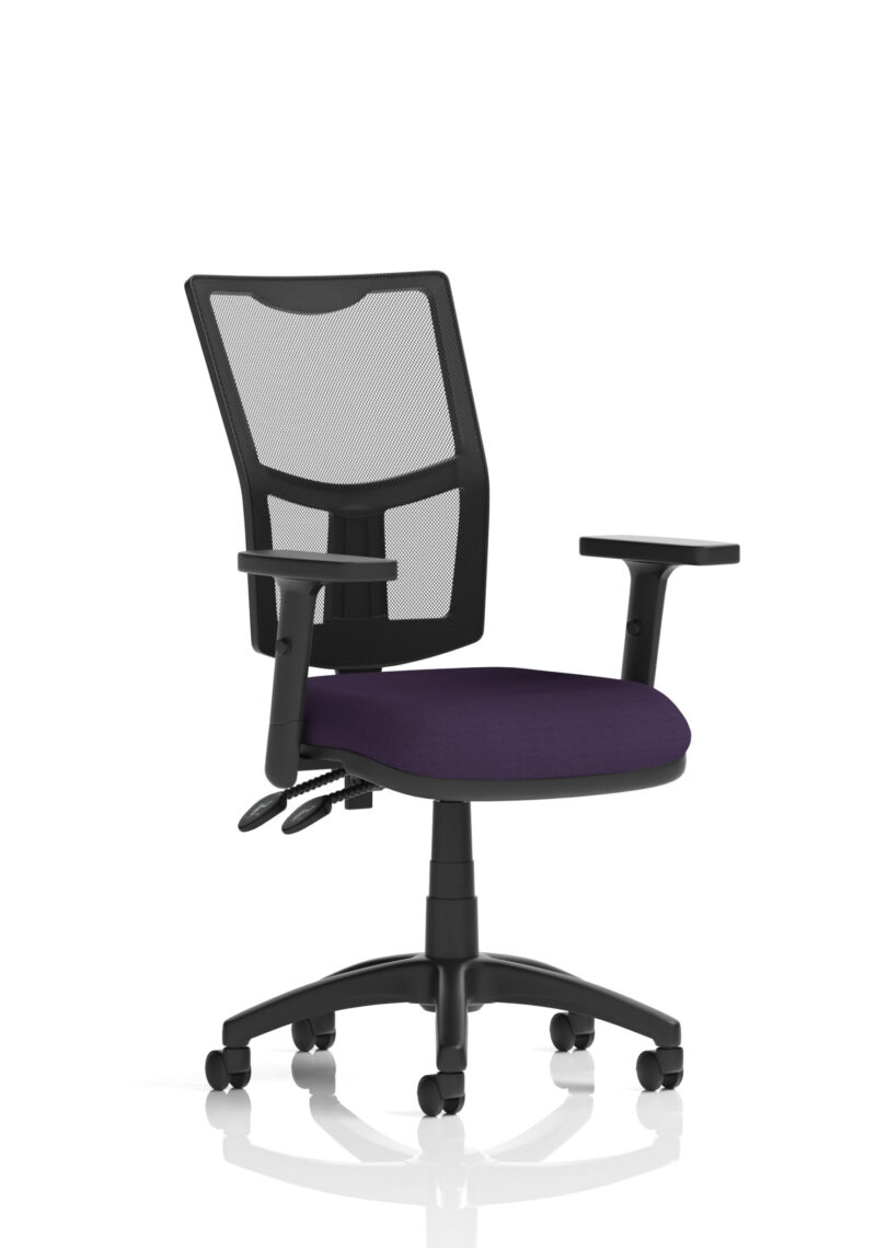 Nova Plus II Medium Mesh Back Task Operator Office Chair - Image 55