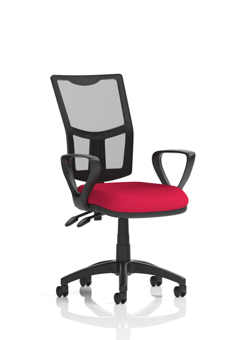 Nova Plus II Medium Mesh Back Task Operator Office Chair - Image 33