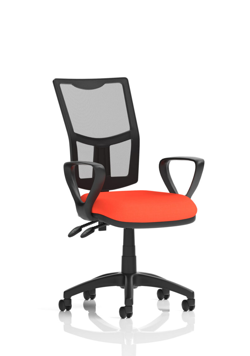 Nova Plus II Medium Mesh Back Task Operator Office Chair - Image 42