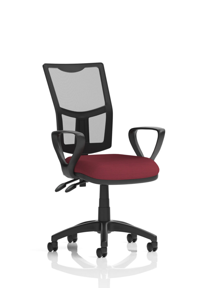 Nova Plus II Medium Mesh Back Task Operator Office Chair - Image 48