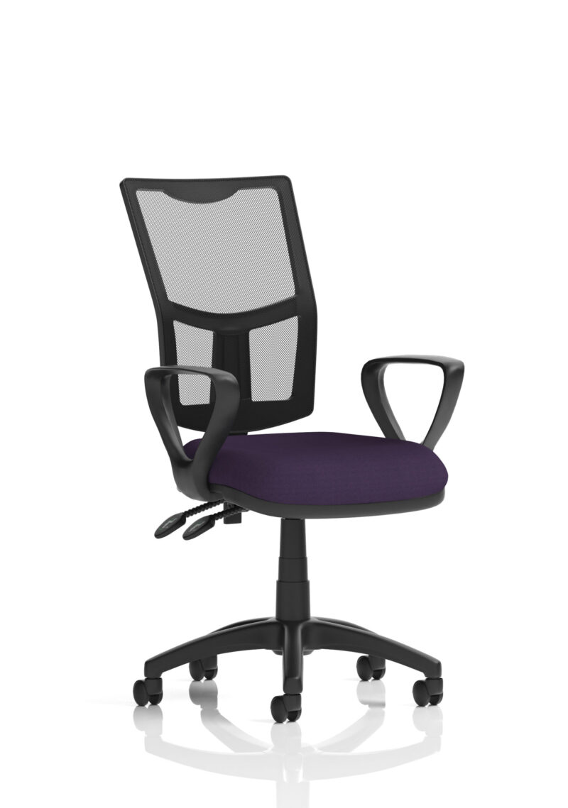 Nova Plus II Medium Mesh Back Task Operator Office Chair - Image 54