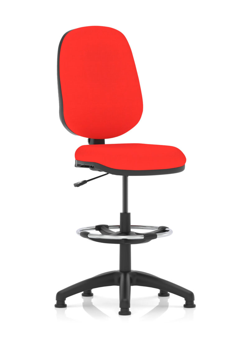 Nova Plus I Medium Back Task Operator Office Chair with Hi Rise Draughtsman Kit - Image 10