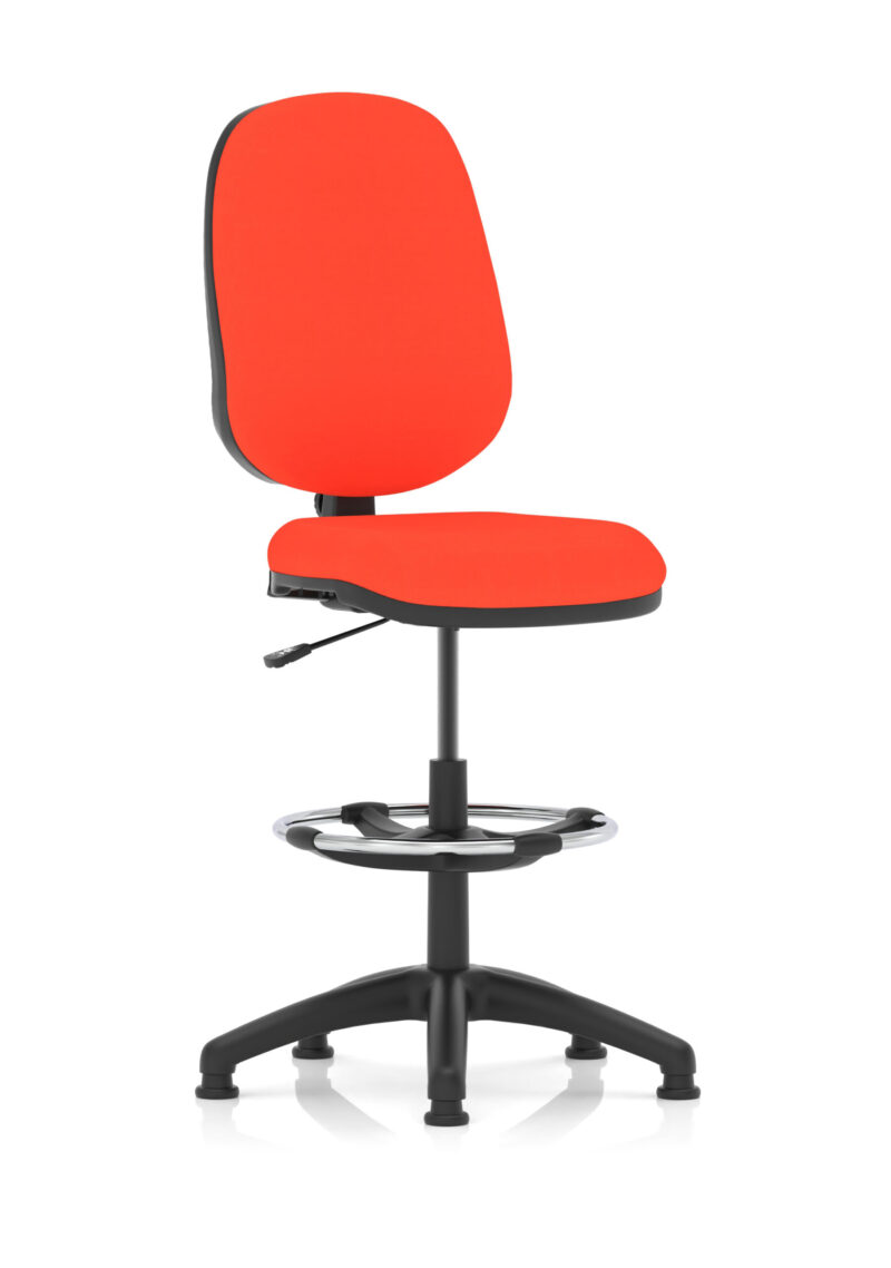 Nova Plus I Medium Back Task Operator Office Chair with Hi Rise Draughtsman Kit - Image 13