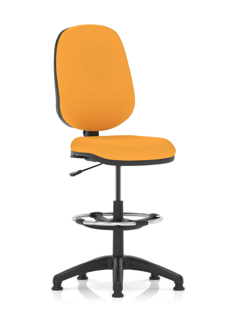 Nova Plus I Medium Back Task Operator Office Chair with Hi Rise Draughtsman Kit - Image 14