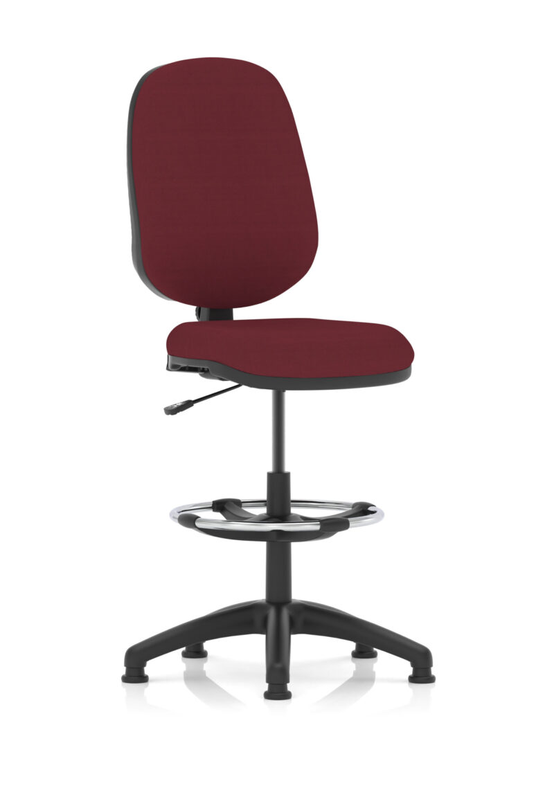 Nova Plus I Medium Back Task Operator Office Chair with Hi Rise Draughtsman Kit - Image 15