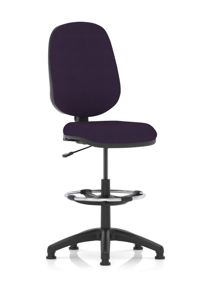Nova Plus I Medium Back Task Operator Office Chair with Hi Rise Draughtsman Kit - Image 17