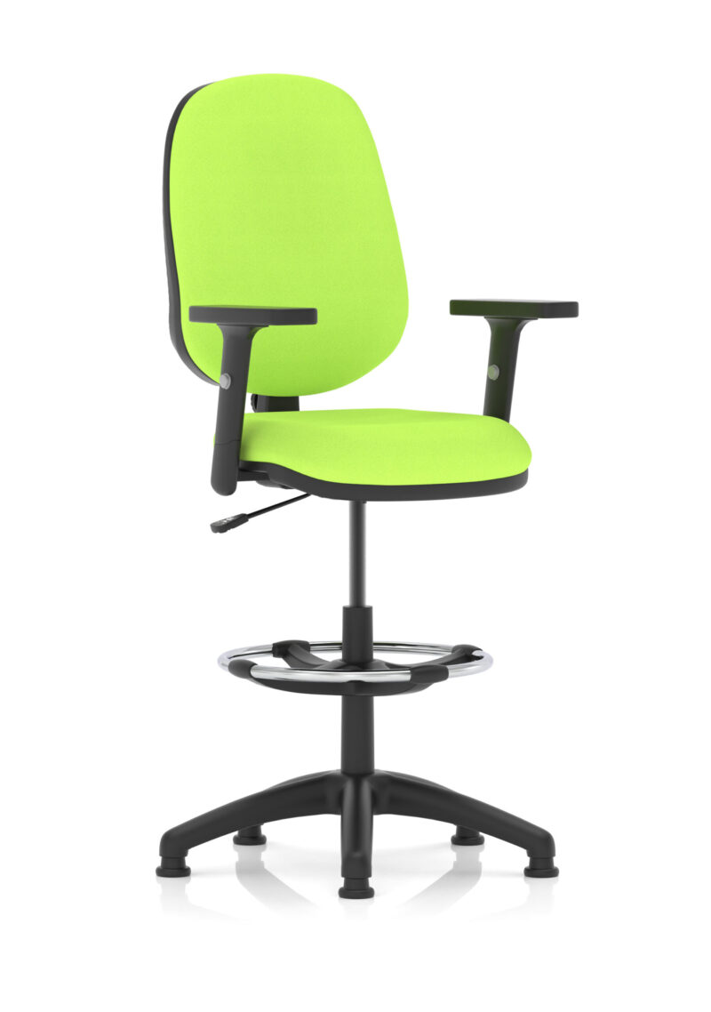 Nova Plus I Medium Back Task Operator Office Chair with Hi Rise Draughtsman Kit - Image 19