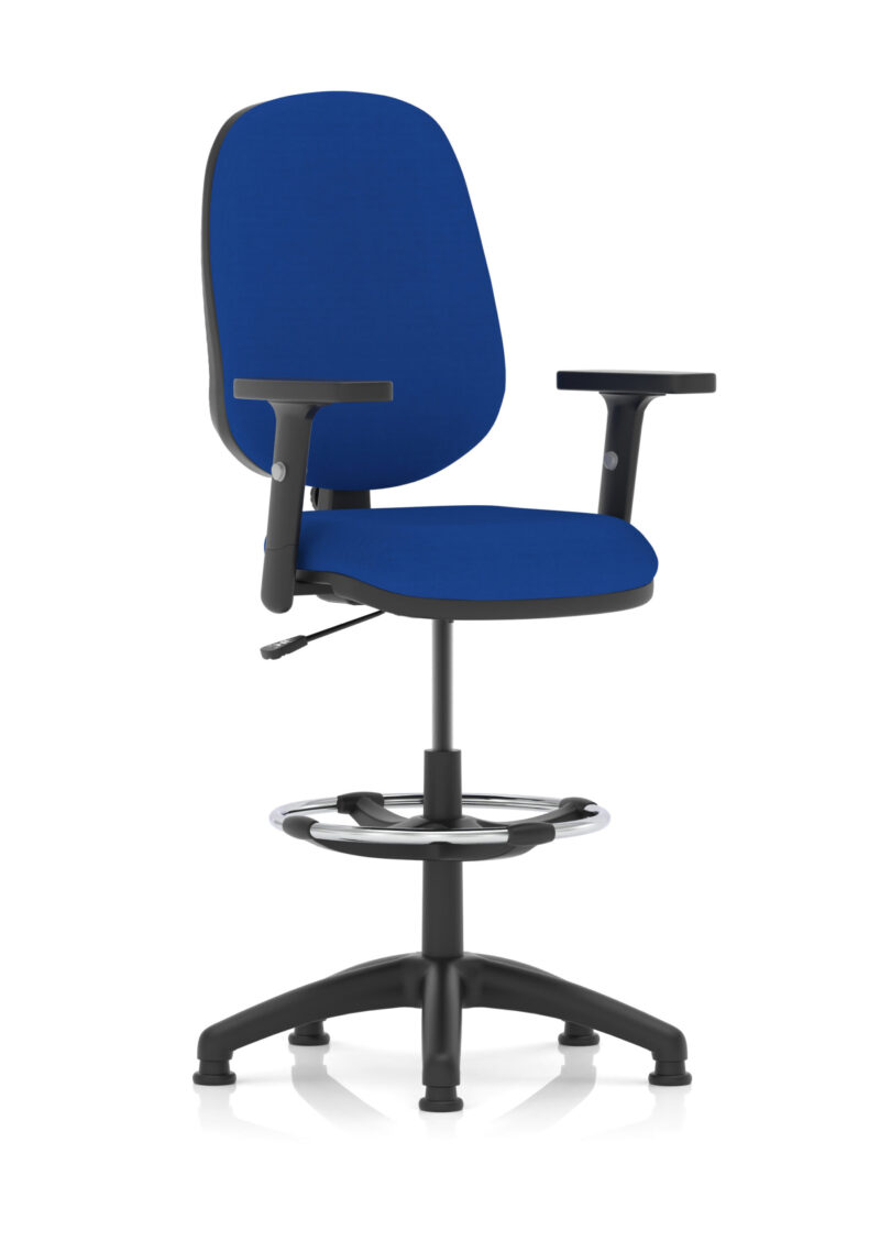Nova Plus I Medium Back Task Operator Office Chair with Hi Rise Draughtsman Kit - Image 20