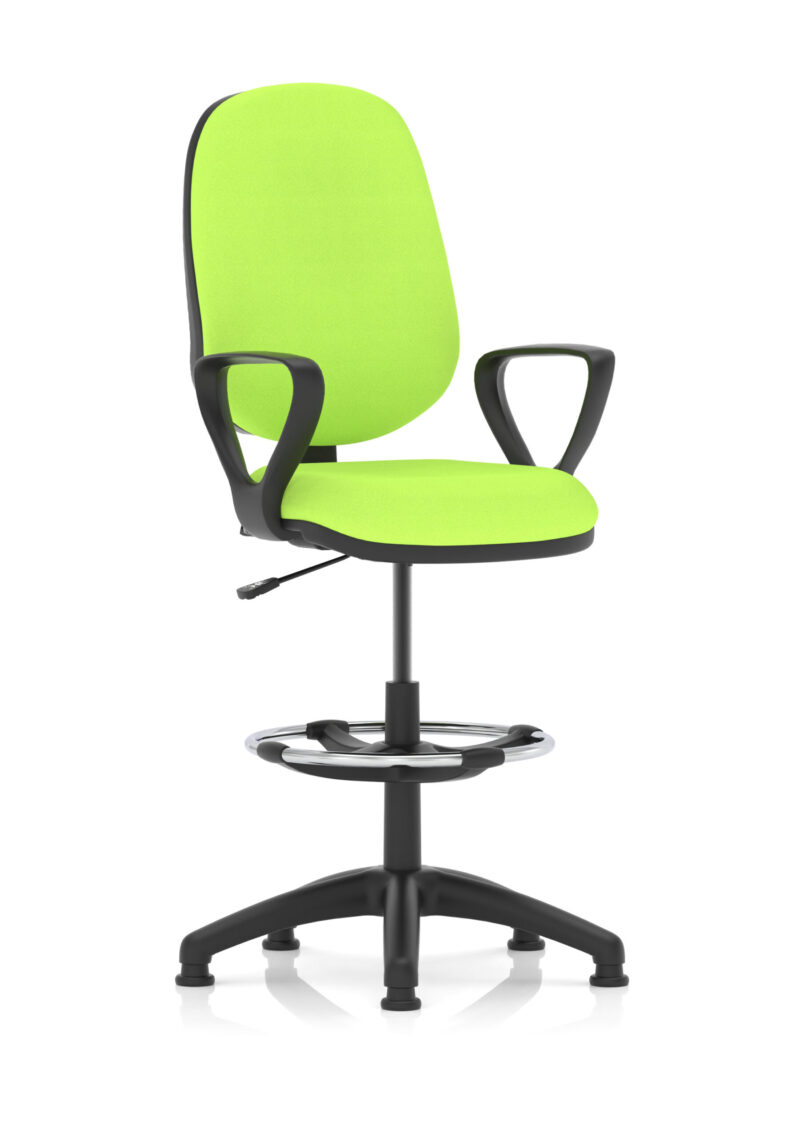 Nova Plus I Medium Back Task Operator Office Chair with Hi Rise Draughtsman Kit - Image 27