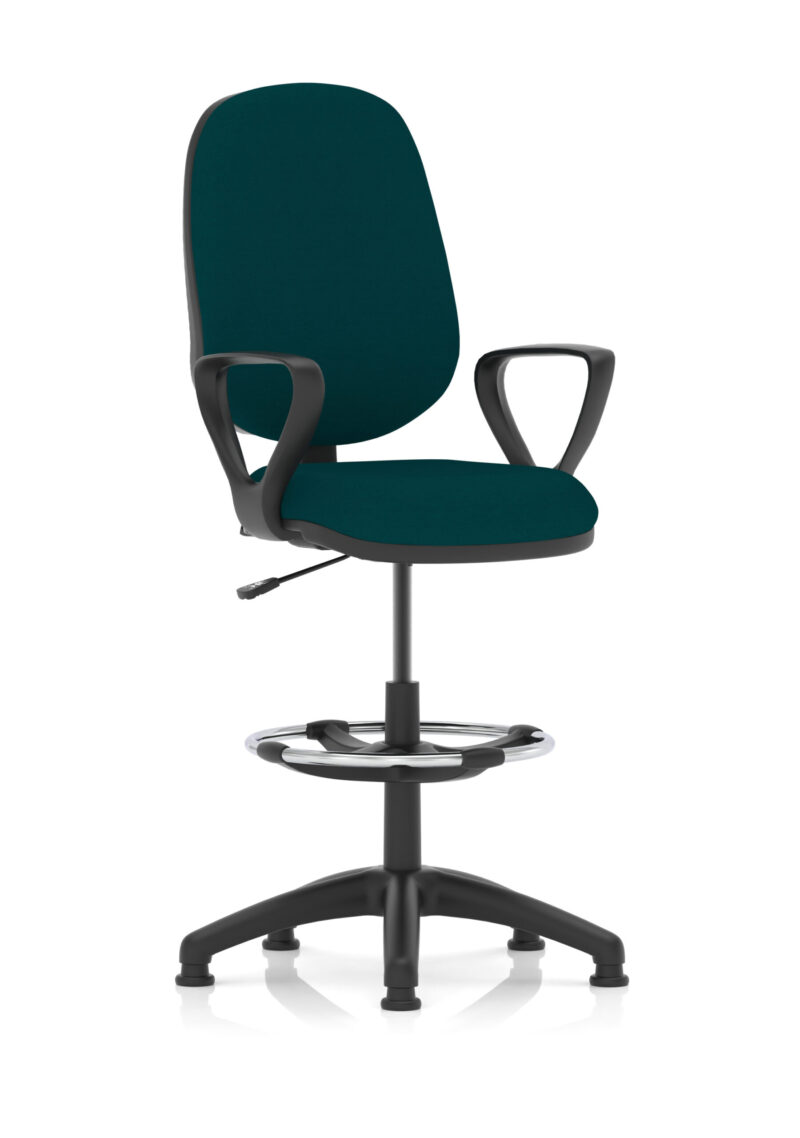 Nova Plus I Medium Back Task Operator Office Chair with Hi Rise Draughtsman Kit - Image 32