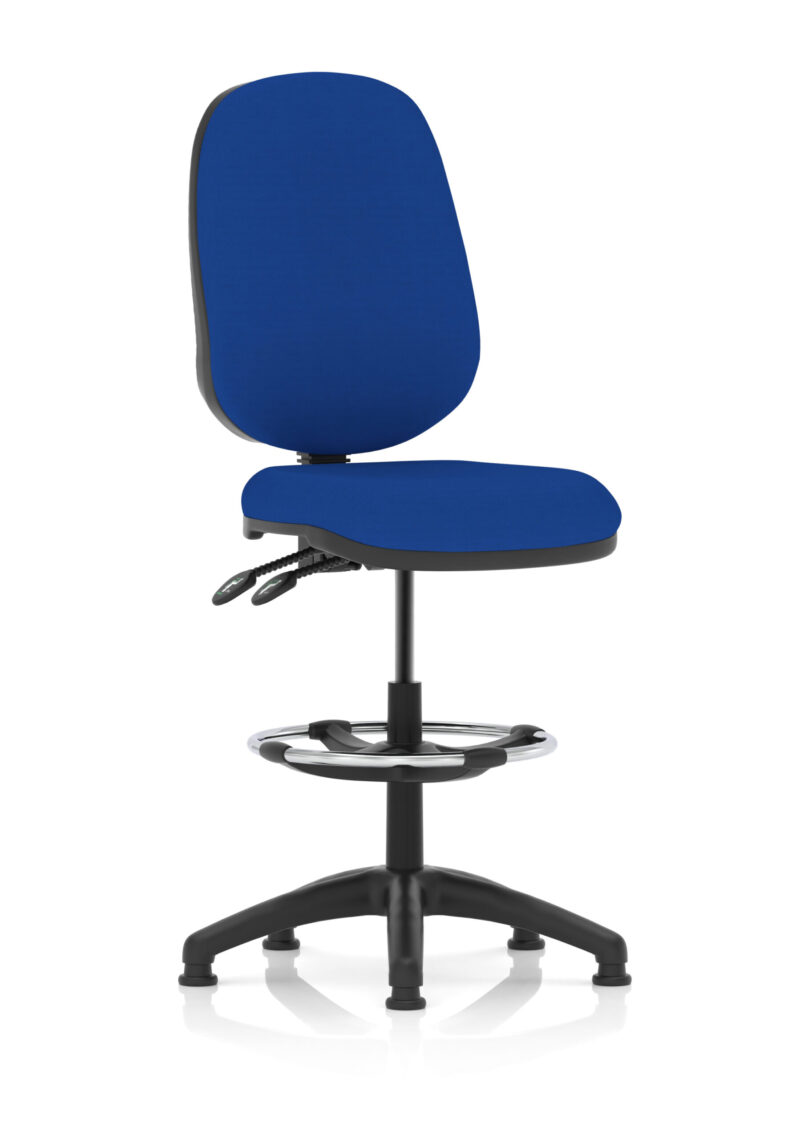 Nova Plus II Task Operator Office Chair with Hi Rise Draughtsman Kit - Image 19
