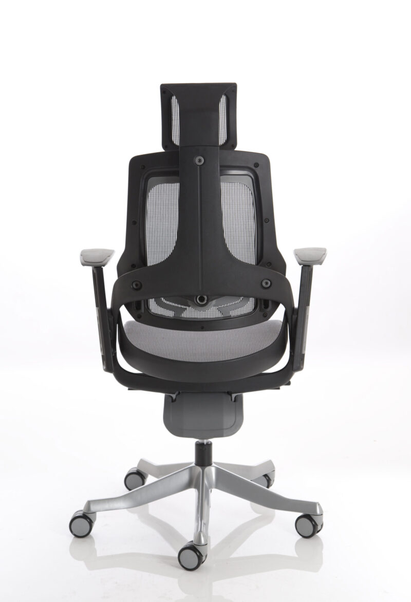 Pure High Back Black Shell Executive Office Chair with Arms - Image 3