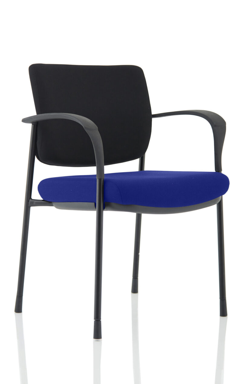 Cambridge Deluxe Medium Back Stacking Visitor Office Chair with Arms - Image 6
