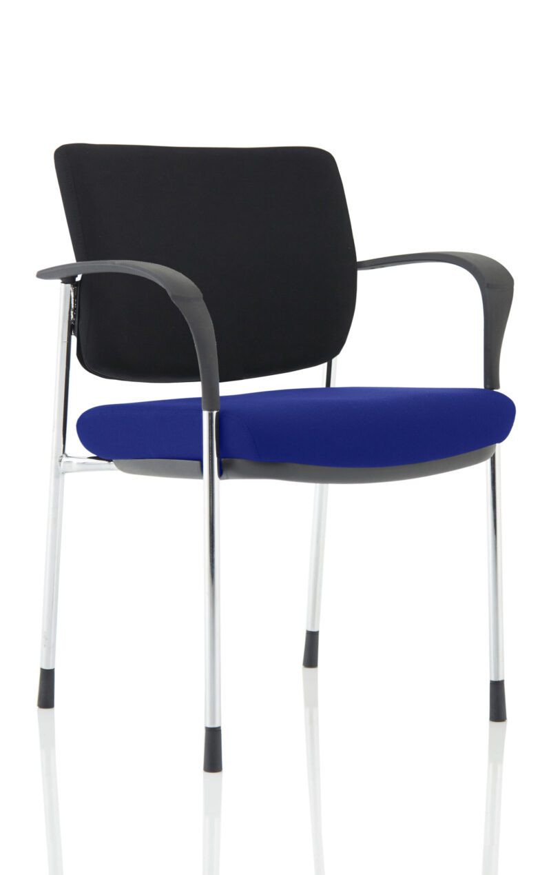 Cambridge Deluxe Medium Back Stacking Visitor Office Chair with Arms - Image 14