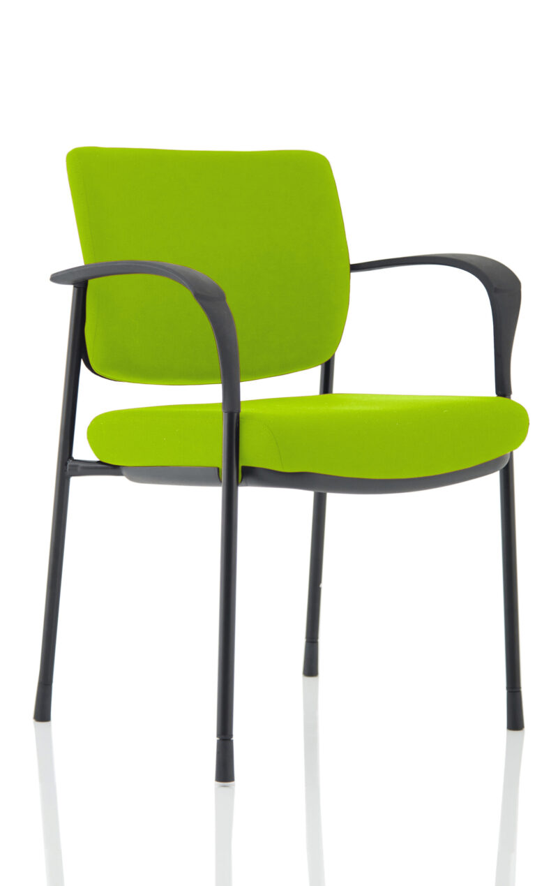 Cambridge Deluxe Medium Back Stacking Visitor Office Chair with Arms - Image 20