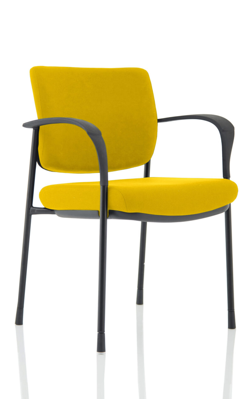 Cambridge Deluxe Medium Back Stacking Visitor Office Chair with Arms - Image 21