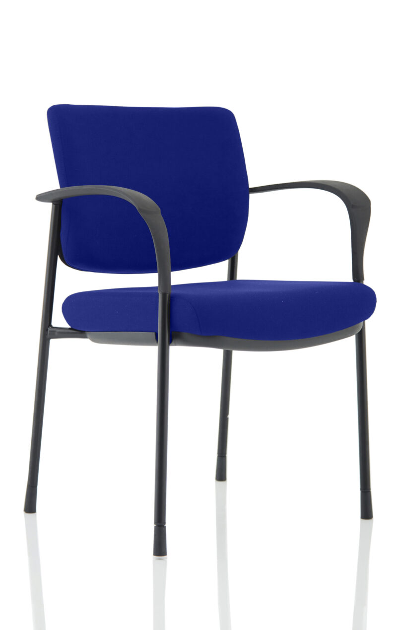 Cambridge Deluxe Medium Back Stacking Visitor Office Chair with Arms - Image 22