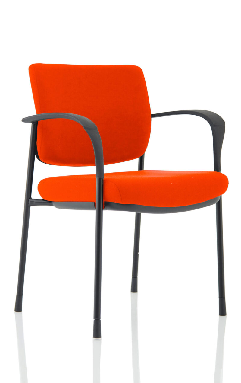 Cambridge Deluxe Medium Back Stacking Visitor Office Chair with Arms - Image 23