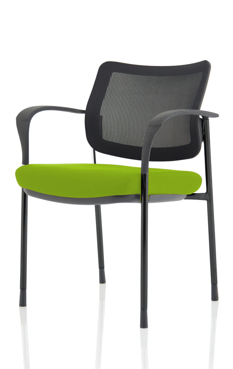 Cambridge Deluxe Medium Back Stacking Visitor Office Chair with Arms - Image 40