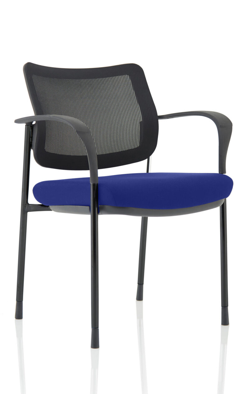 Cambridge Deluxe Medium Back Stacking Visitor Office Chair with Arms - Image 43