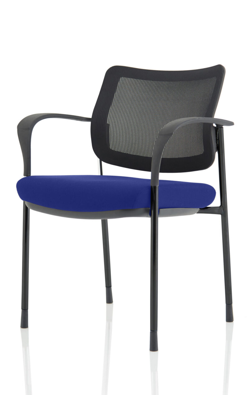 Cambridge Deluxe Medium Back Stacking Visitor Office Chair with Arms - Image 44