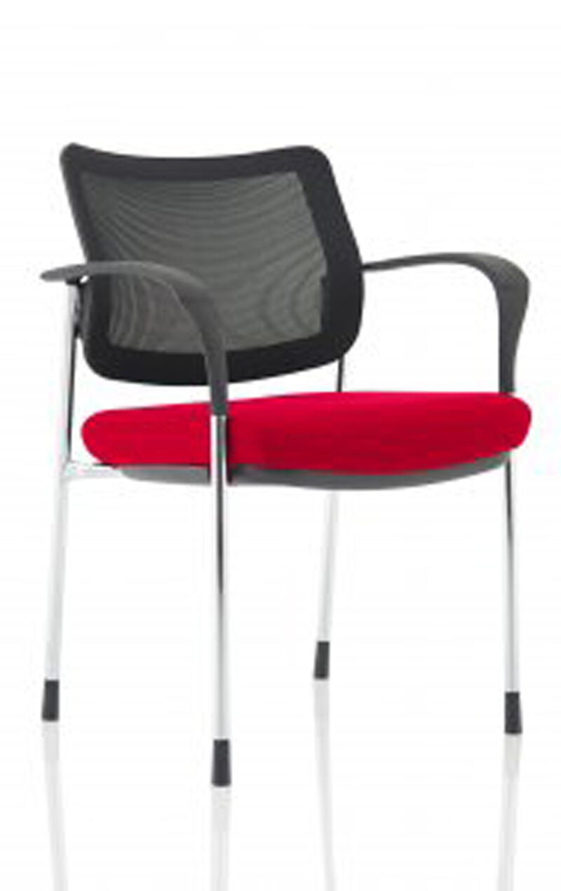 Cambridge Deluxe Medium Back Stacking Visitor Office Chair with Arms - Image 48