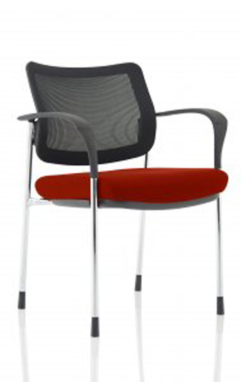Cambridge Deluxe Medium Back Stacking Visitor Office Chair with Arms - Image 49