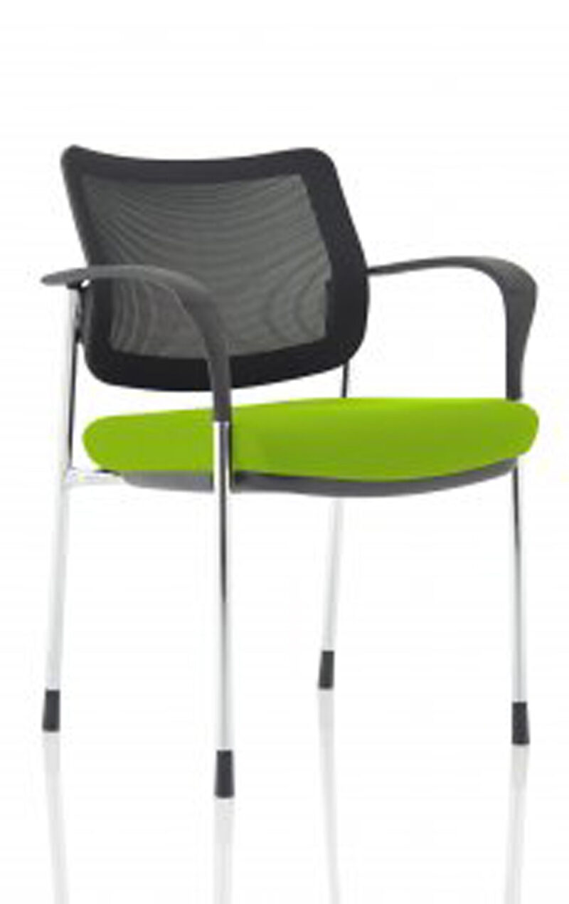 Cambridge Deluxe Medium Back Stacking Visitor Office Chair with Arms - Image 51