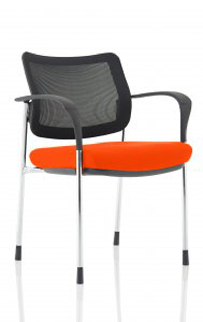 Cambridge Deluxe Medium Back Stacking Visitor Office Chair with Arms - Image 54