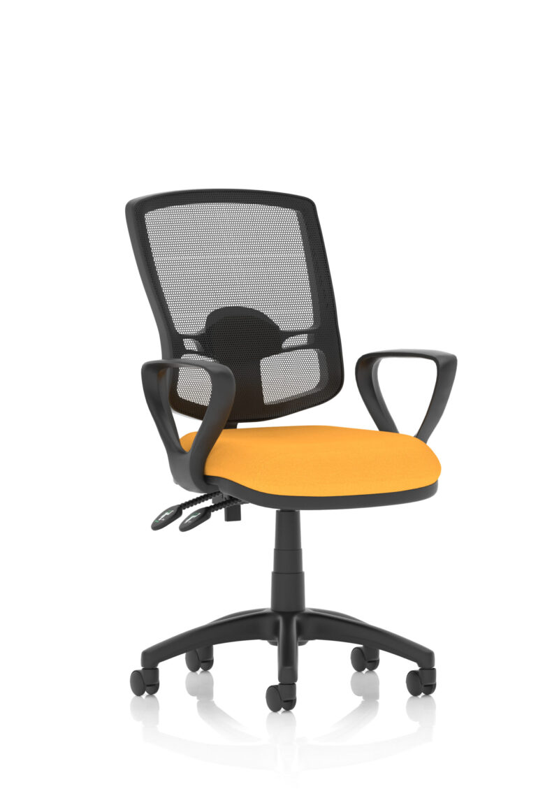 Nova Plus II Deluxe Mesh Back Task Operator Office Chair - Image 42