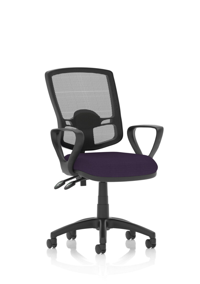 Nova Plus II Deluxe Mesh Back Task Operator Office Chair - Image 51