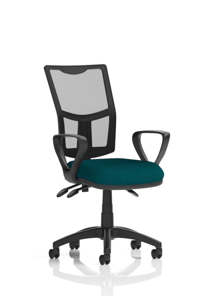 Nova Plus III Medium Mesh Back Task Operator Office Chair - Image 36