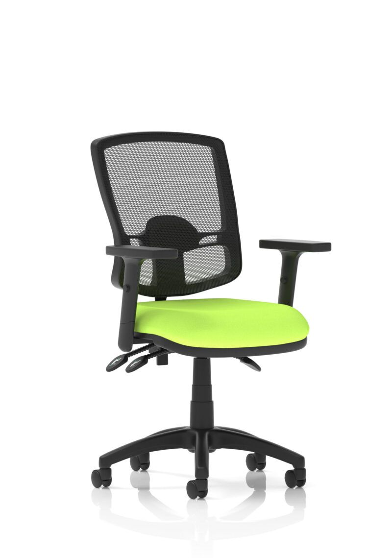 Nova Plus III Deluxe Medium Mesh Back Task Operator Office Chair - Image 35