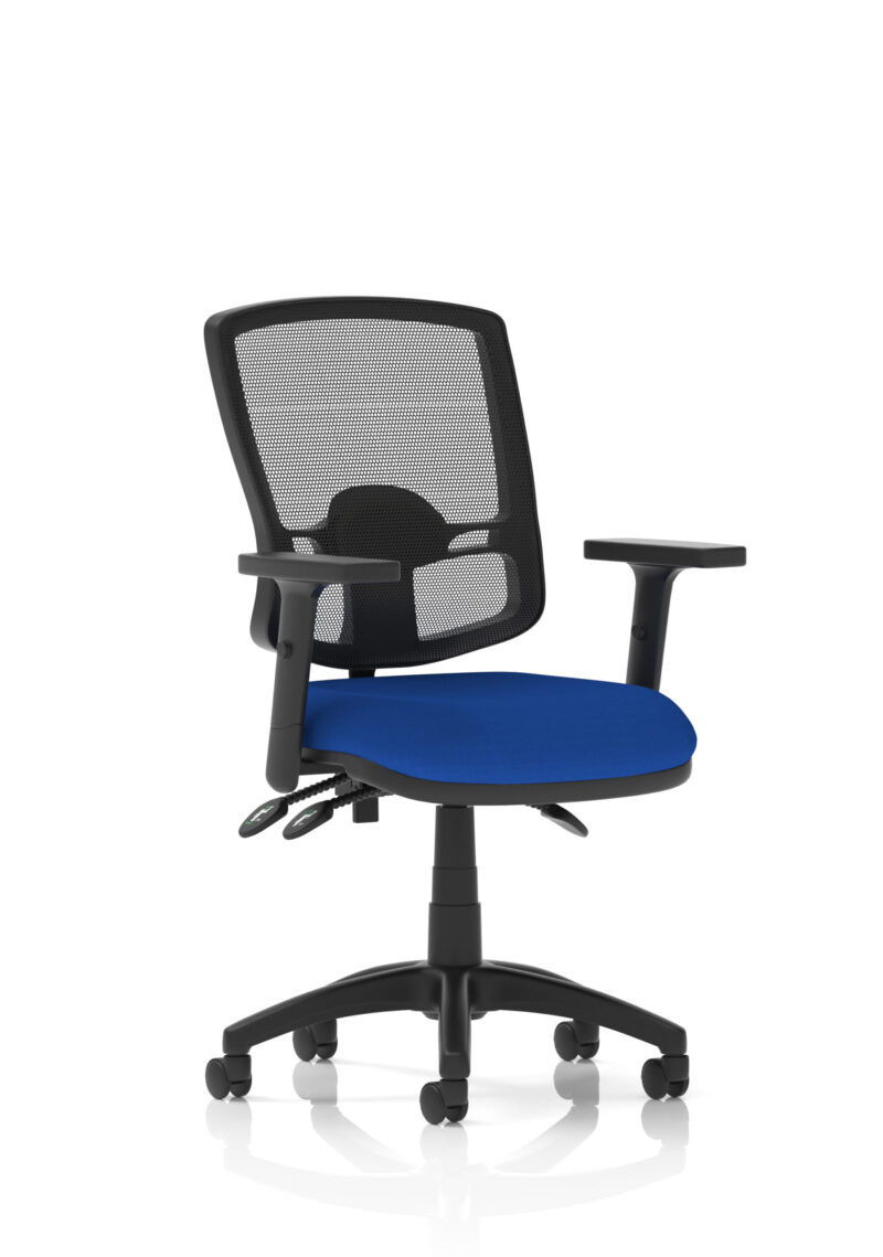 Nova Plus III Deluxe Medium Mesh Back Task Operator Office Chair - Image 41