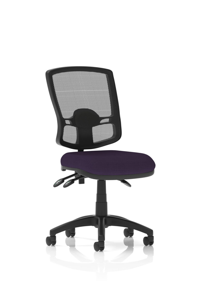 Nova Plus III Deluxe Medium Mesh Back Task Operator Office Chair - Image 42