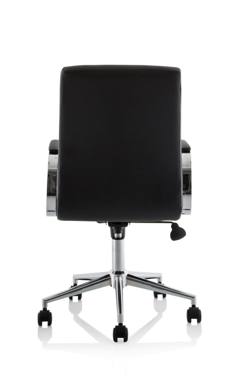 Cain Medium Back Leather Executive Office Chair with Arms - Image 39
