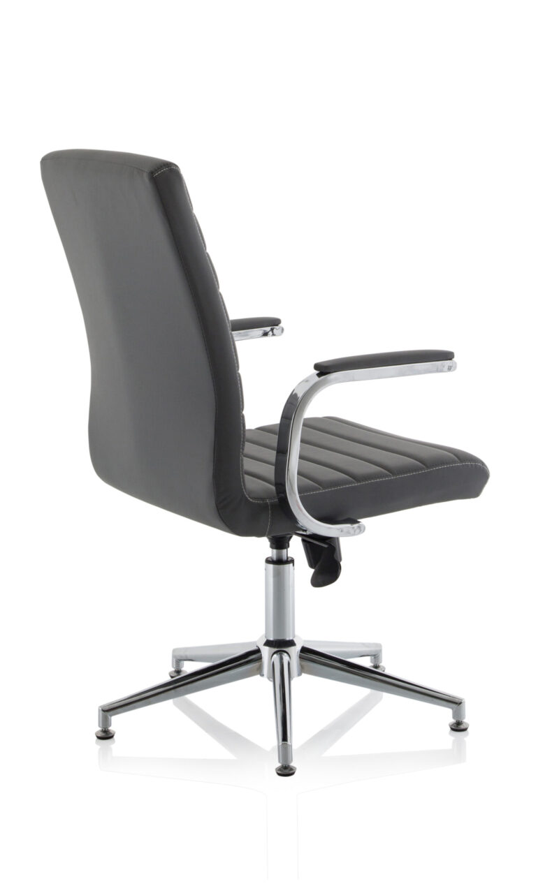 Cain Medium Back Leather Executive Office Chair with Arms - Image 50